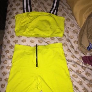 Lime green set